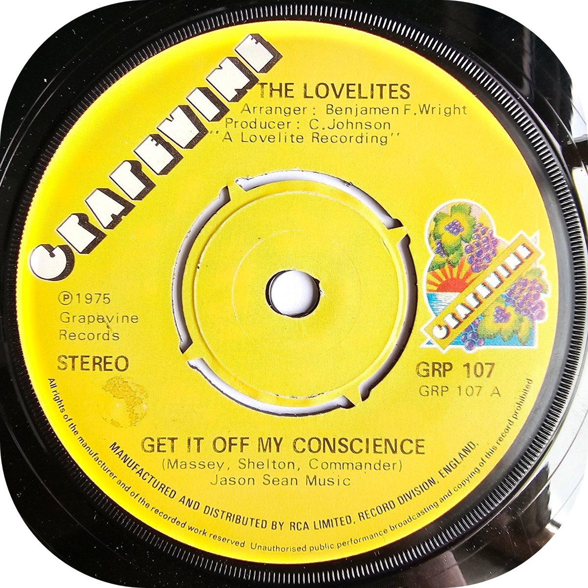 Lovelites, The - Get It Off My Conscience - Grapevine