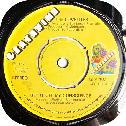 Lovelites, The - Get It Off My Conscience - Grapevine