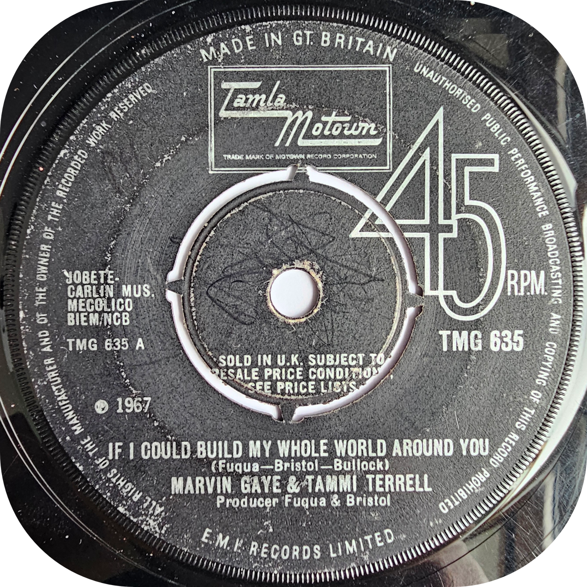 Marvin Gaye & Tammi Terrell - If I Could Build My Whole World Around You - Tamla Motown