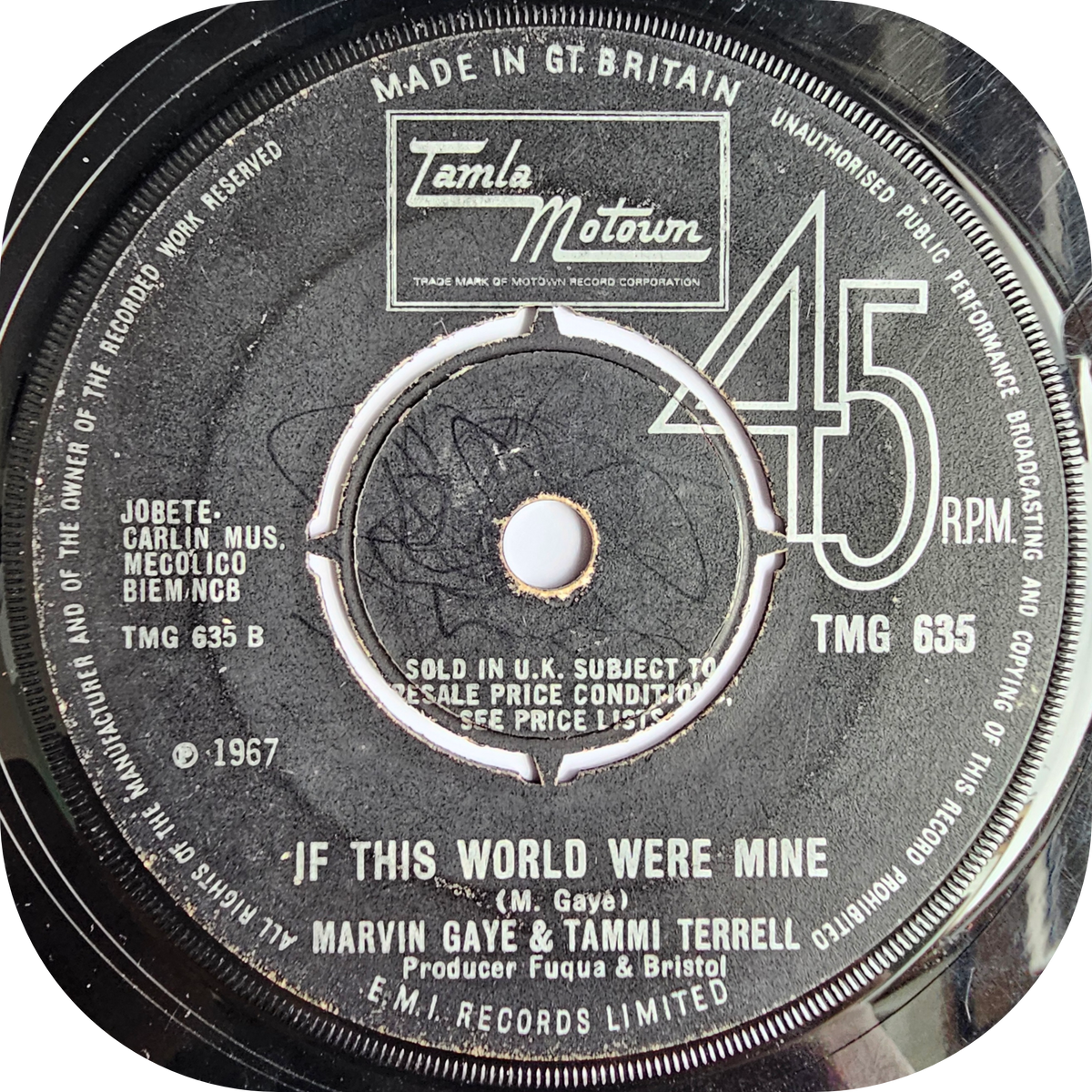 Marvin Gaye & Tammi Terrell - If I Could Build My Whole World Around You - Tamla Motown