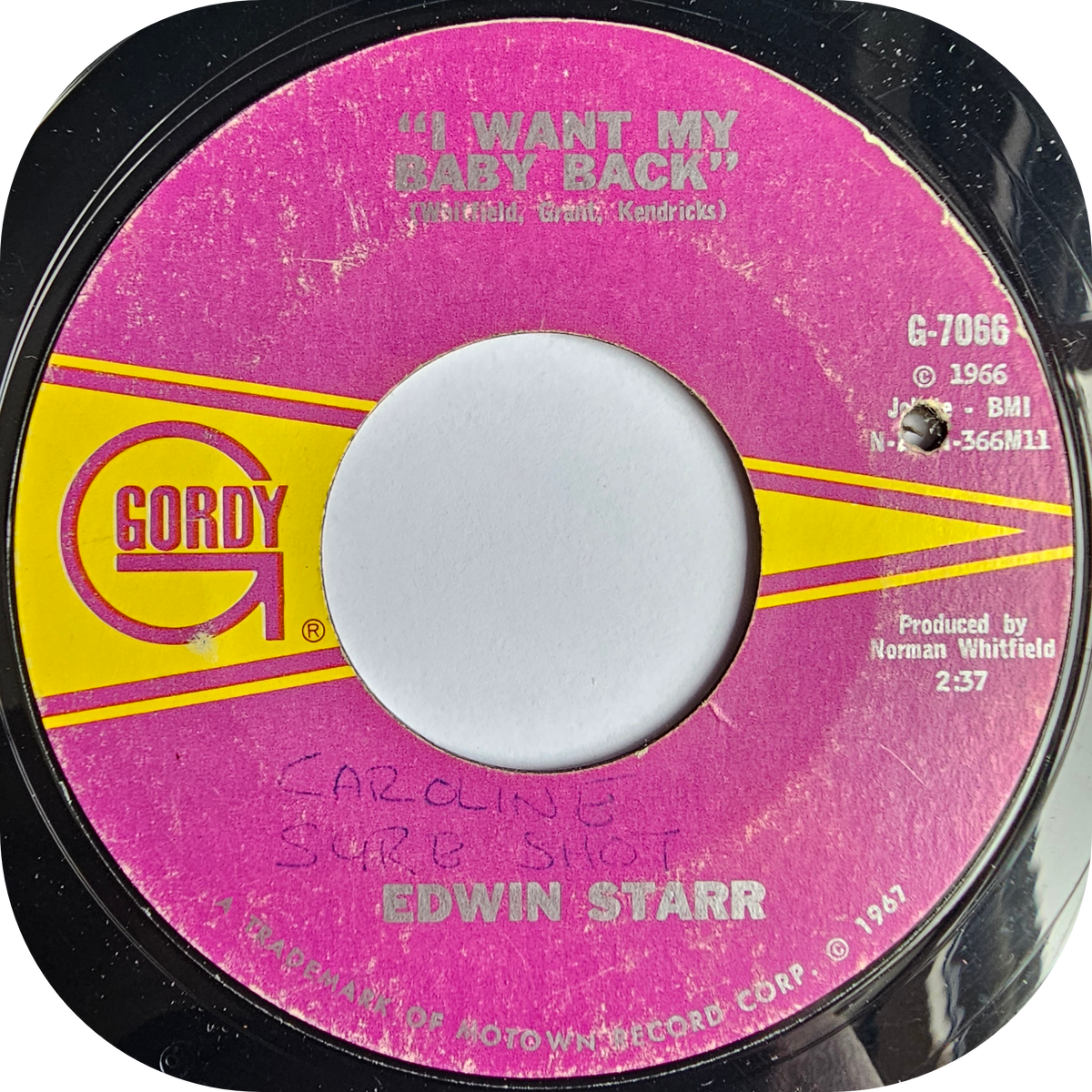 Edwin Starr - I Want My Baby Back - Gordy
