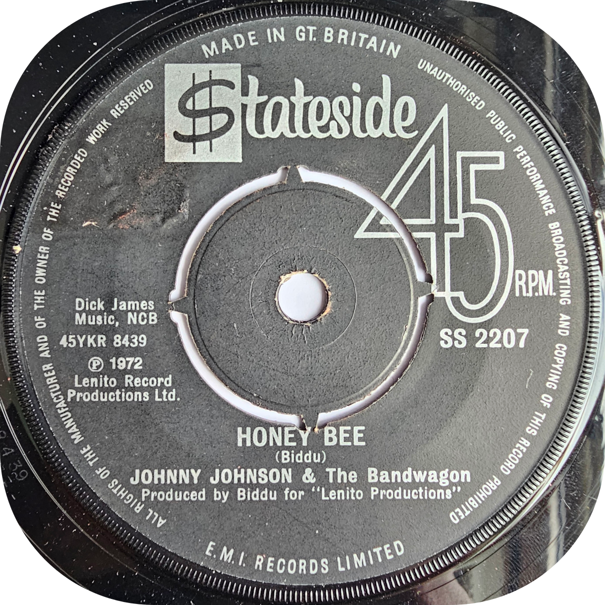 Johnny Johnson - Honey Bee - Stateside