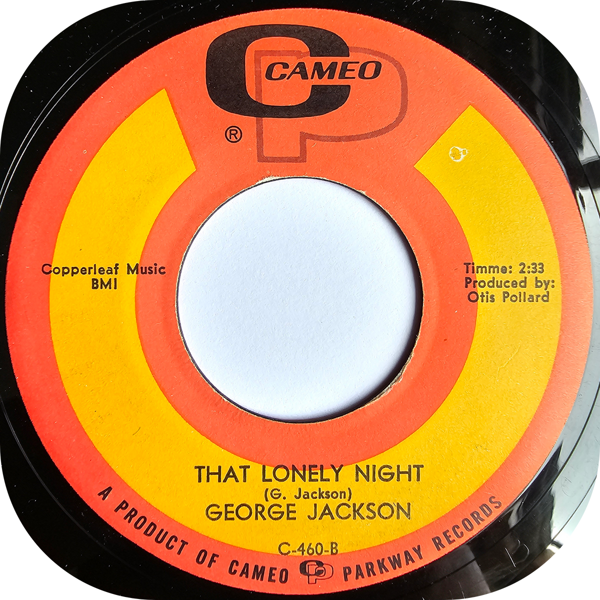 George Jackson - That Lonely Night - Cameo