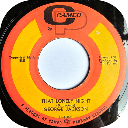 George Jackson - That Lonely Night - Cameo