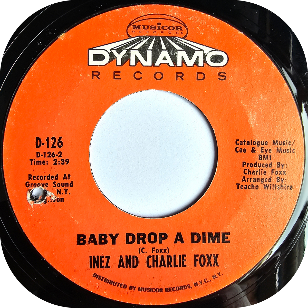 Inez And Charlie Foxx - Baby Drop A Dime - Dynamo