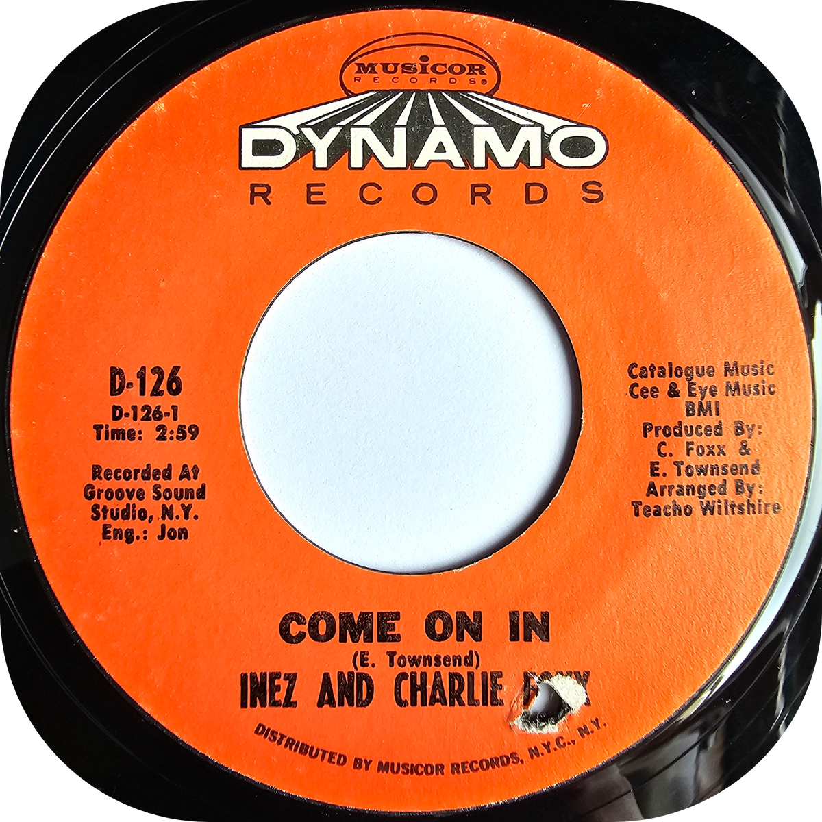 Inez And Charlie Foxx - Baby Drop A Dime - Dynamo