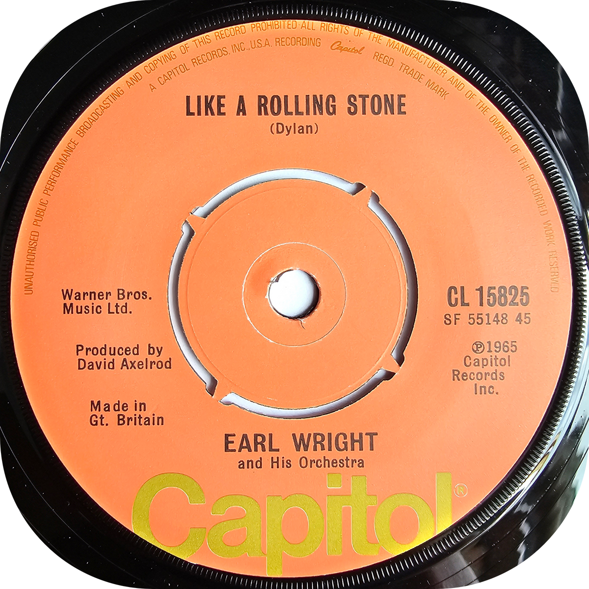 Earl Wright - Thumb A Ride - Capitol