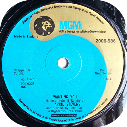 April Stevens - Wanting You - MGM