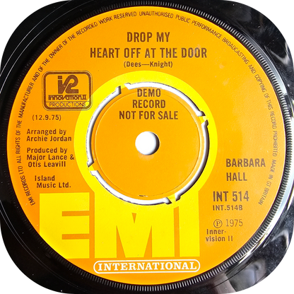 Barbara Hall - You Brought It On Yourself - EMI DEMO