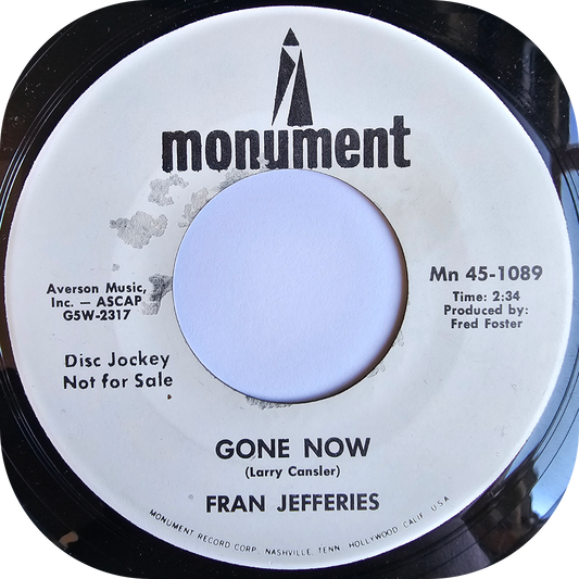 Fran Jefferies - Gone Now - Monument DEMO