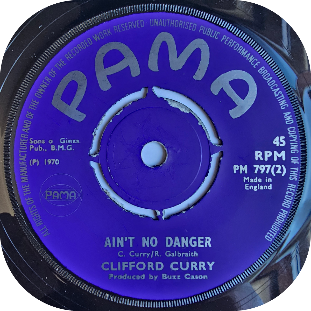 Clifford Curry - I Can't Get A Hold Of Myself - Pama