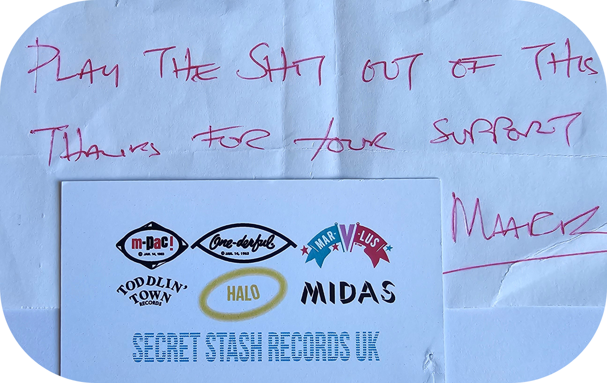 Sharpees, The - Go On And Laugh - Secret Stash TEST PRESS