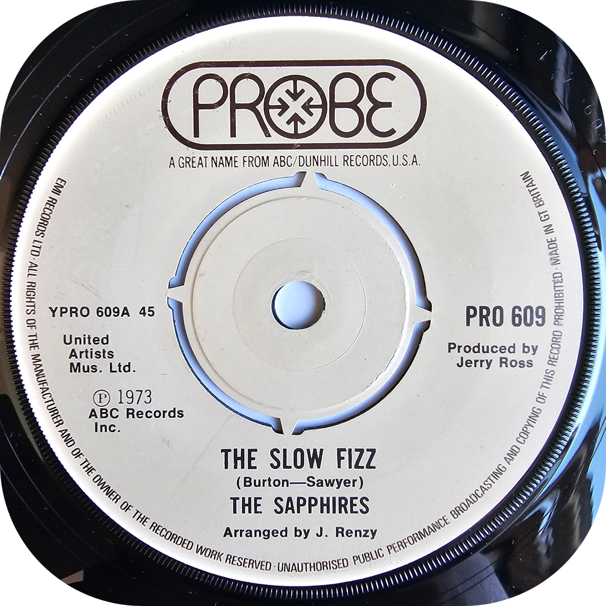 Sapphires, The - The Slow Fizz - Probe