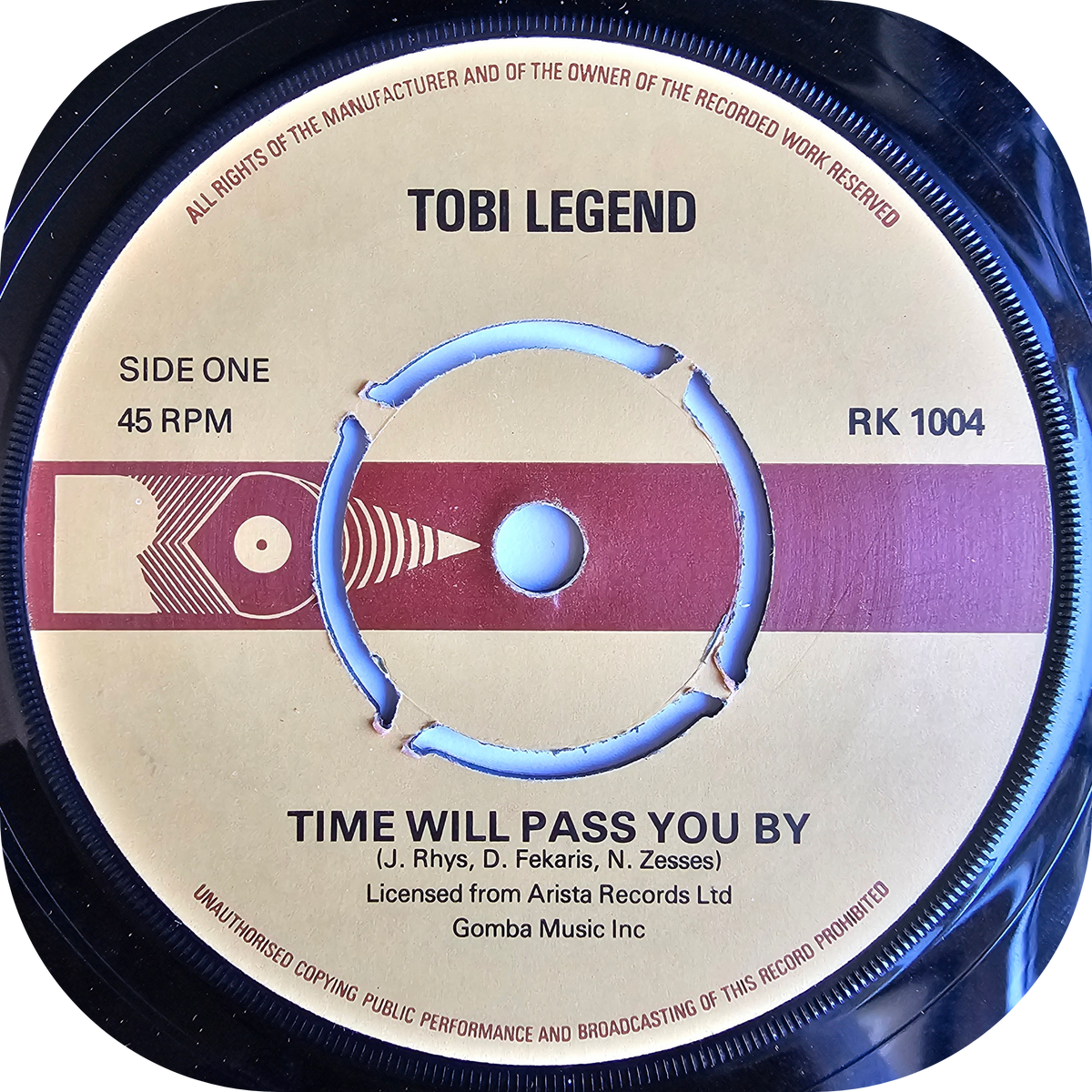 Tobi Legend - Time Will Pass You By - RKO E.P