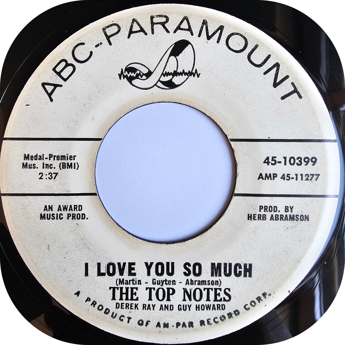 Top Notes, The - I Love You So Much - ABC DEMO