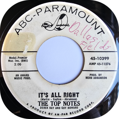 Top Notes, The - I Love You So Much - ABC DEMO