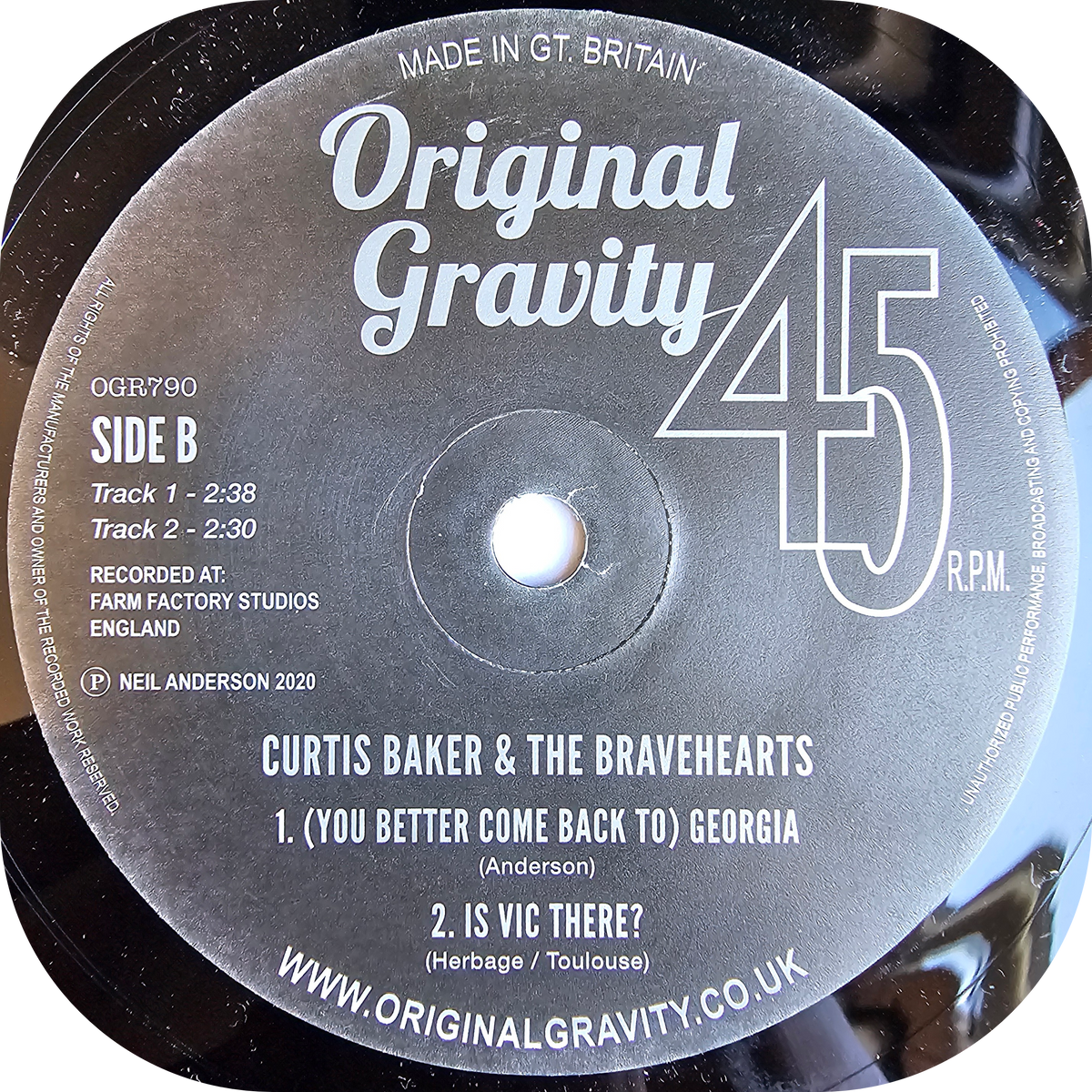 Curtis Baker - Looking For My Baby - Original Gravity E.P