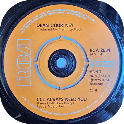 Dean Courtney - I'll Always Need You - RCA