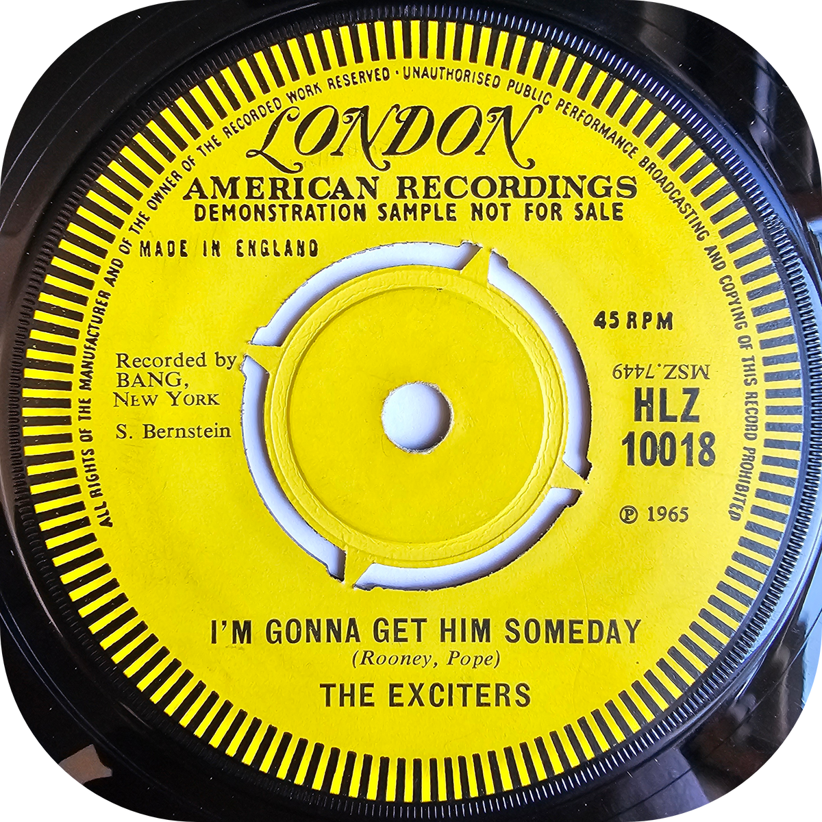 Exciters, The - I'm Gonna Get Him Someday - London DEMO