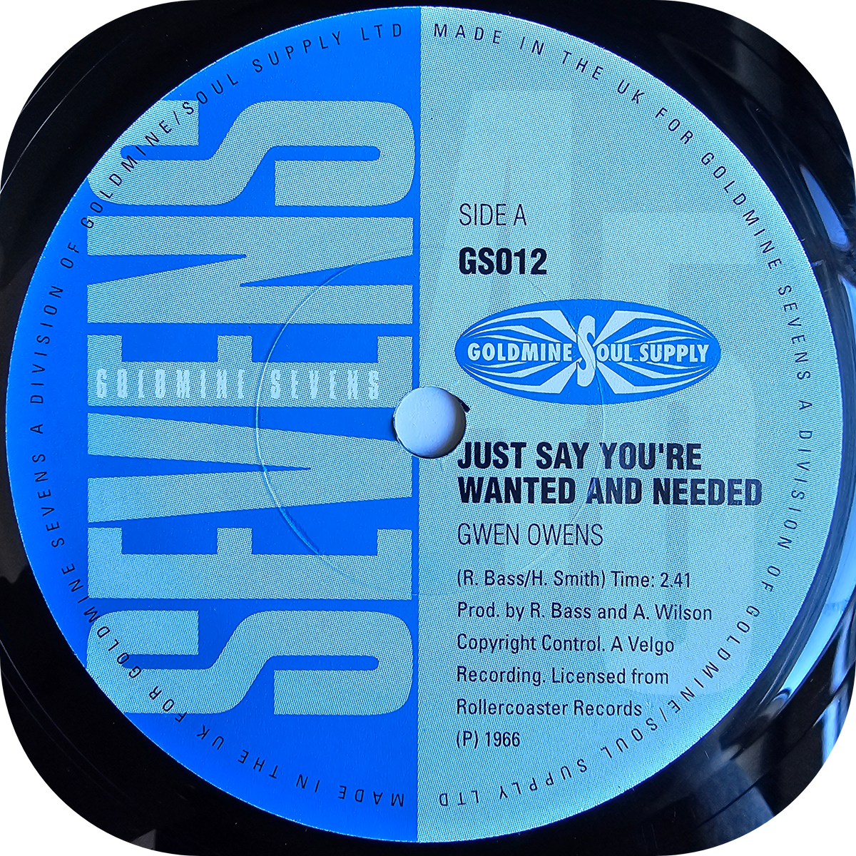 Gwen Owens - Just Say Your Wanted - Sevens