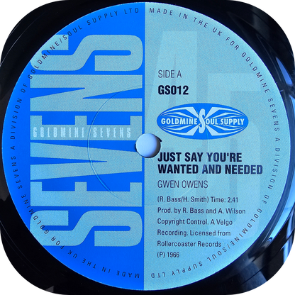 Gwen Owens - Just Say Your Wanted - Sevens