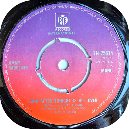 Jimmy Radcliffe - Long After Tonight Is All Over - Pye