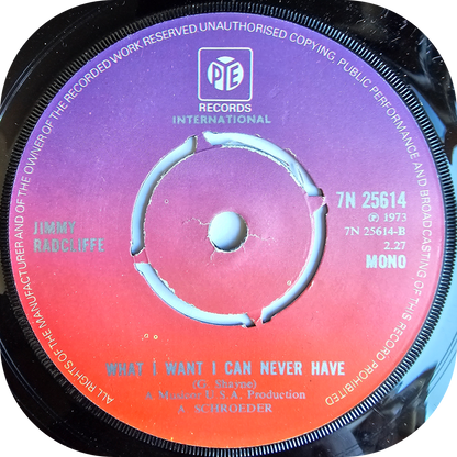 Jimmy Radcliffe - Long After Tonight Is All Over - Pye