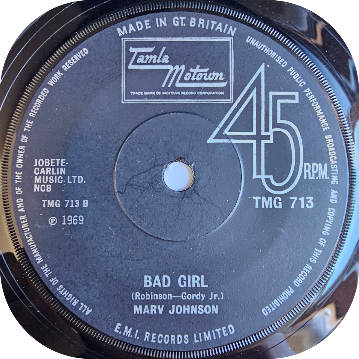 Marv Johnson - I Miss You Baby - Tamla Motown