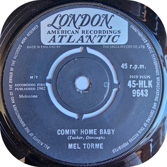 Mel Torme -  Comin' Home Baby - London