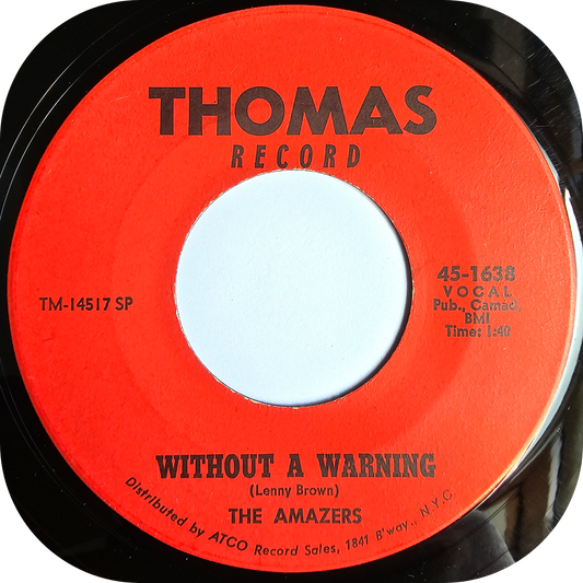 Amazers, The - Without A Warning - Thomas