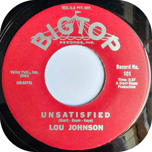 Lou Johnson - Unsatisfied - Big Top