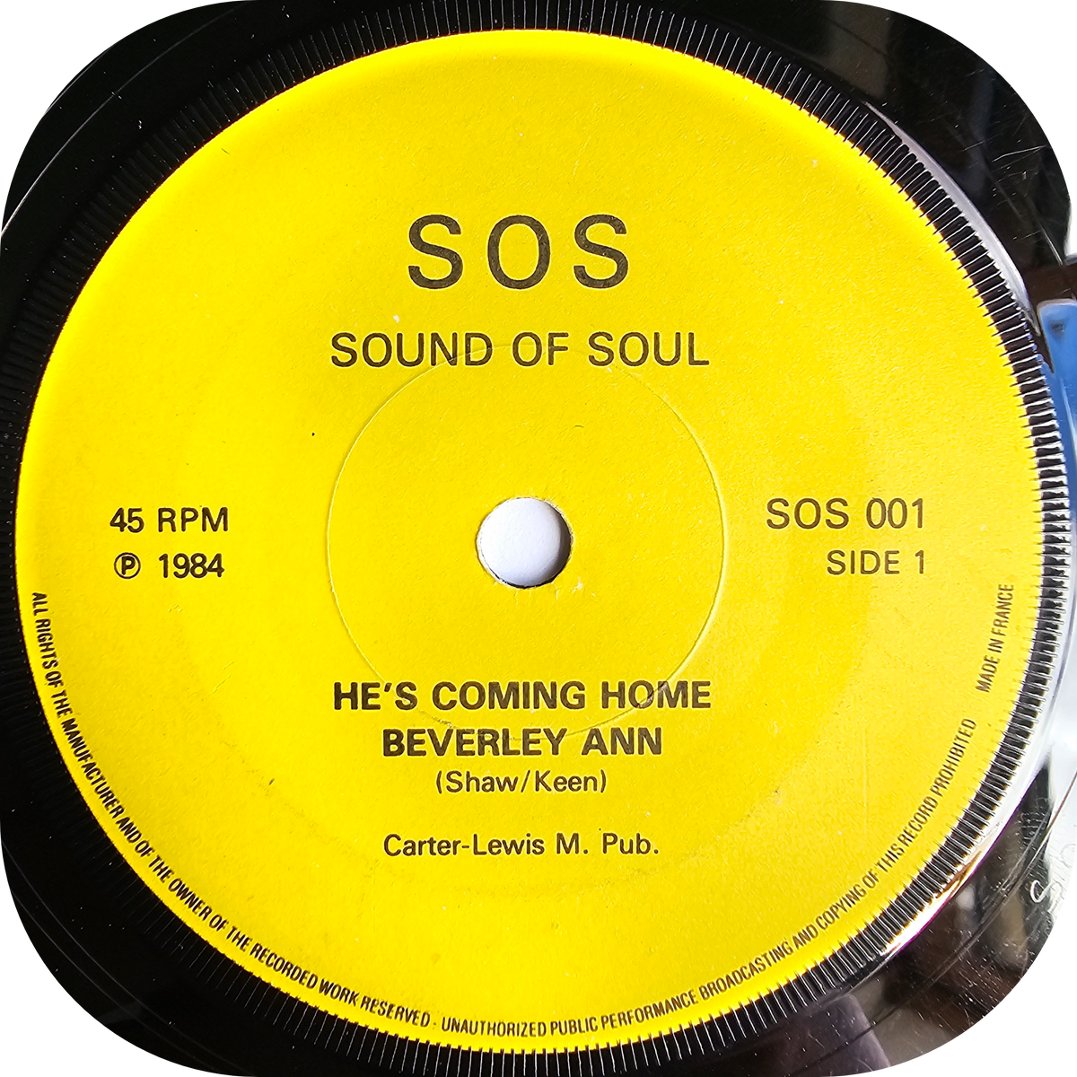 Beverley Ann - He's Coming Home - SOS