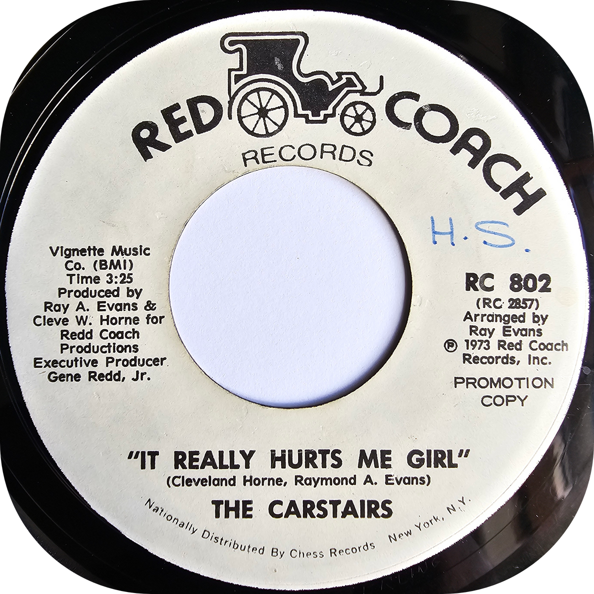 Carstairs, The - It Really Hurts Me Girl - Red Coach