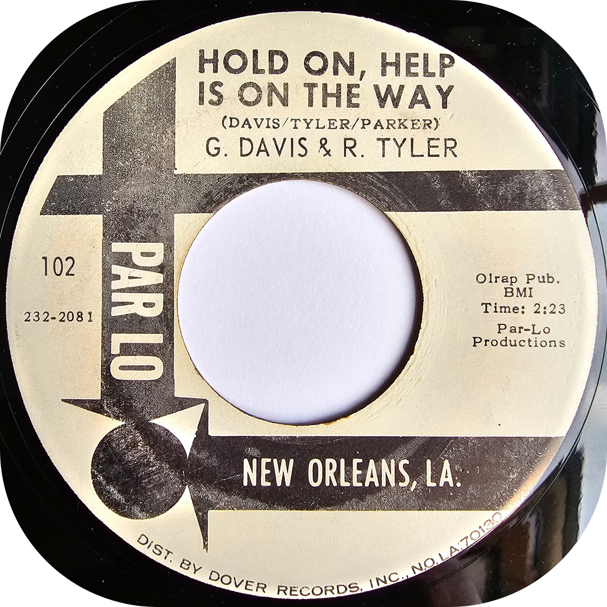 G Davis & R Tyler - Hold On, Help Is On The Way - Parlo