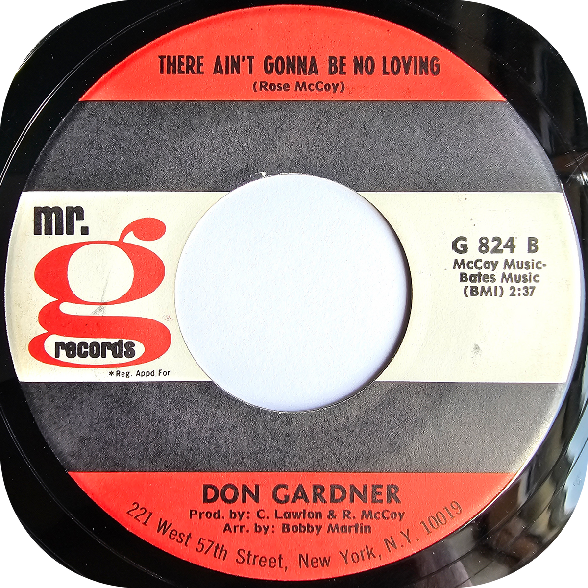 Don Gardner - Your Love Is Driving Me Crazy - Mr G