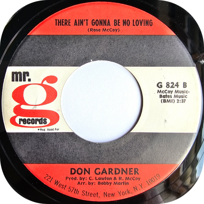 Don Gardner - Your Love Is Driving Me Crazy - Mr G