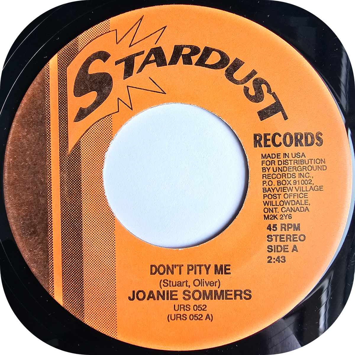 Joanie Sommers - Don't Pity Me - Stardust