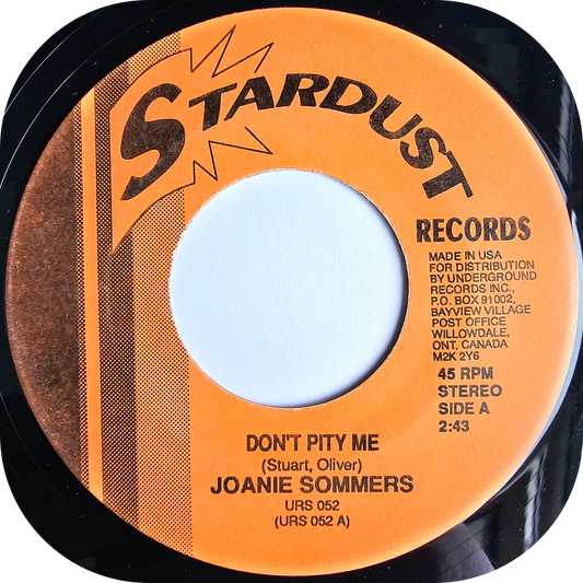 Joanie Sommers - Don't Pity Me - Stardust
