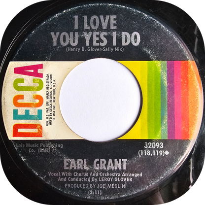 Earl Grant - Hide Nor Hair - Decca