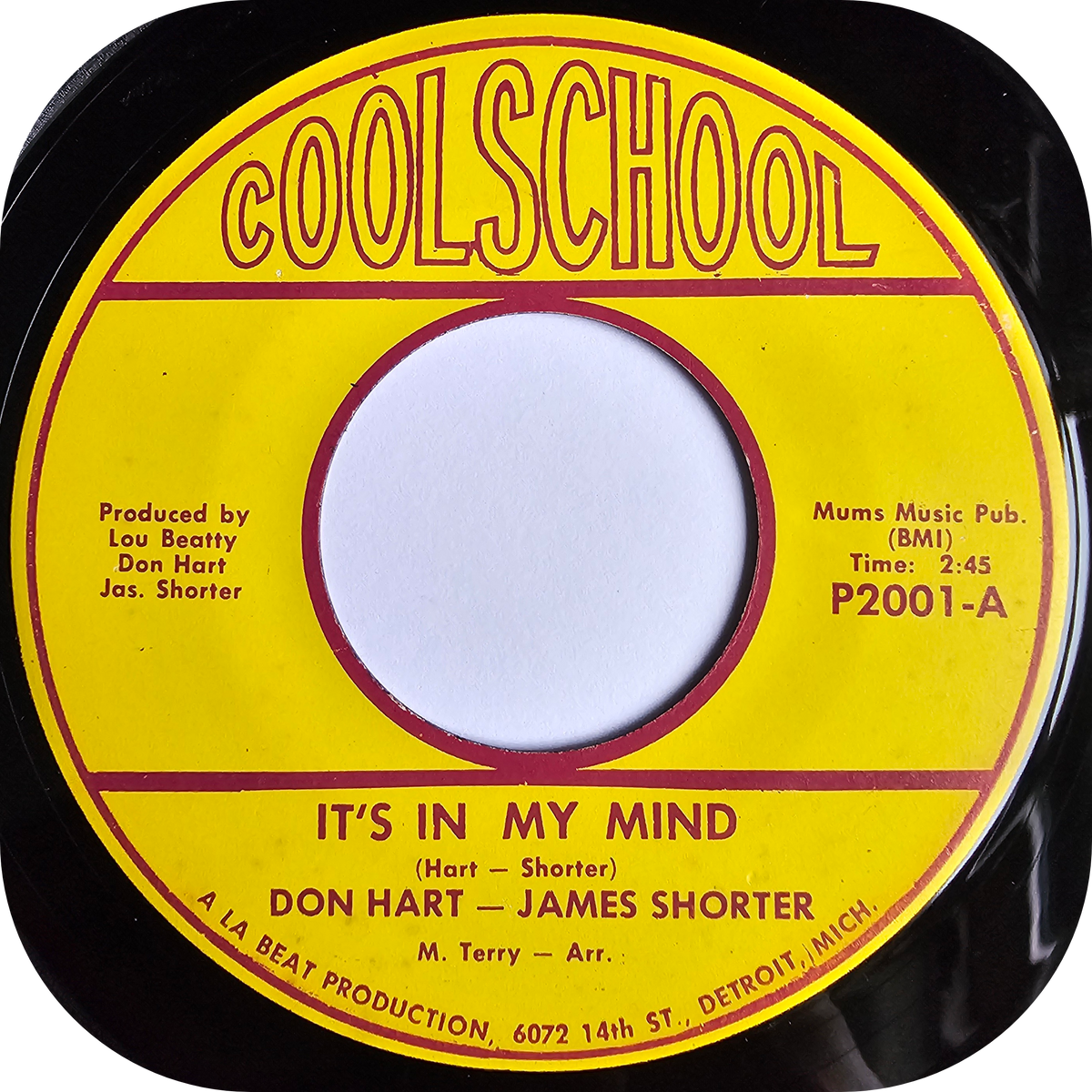 Don Hart & James Shorter - It's In My Mind - Cool School