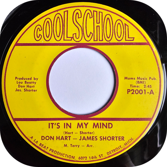 Don Hart & James Shorter - It's In My Mind - Cool School