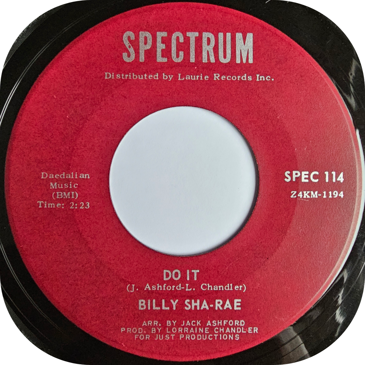 Billy Sha Rae - Do It - Spectrum
