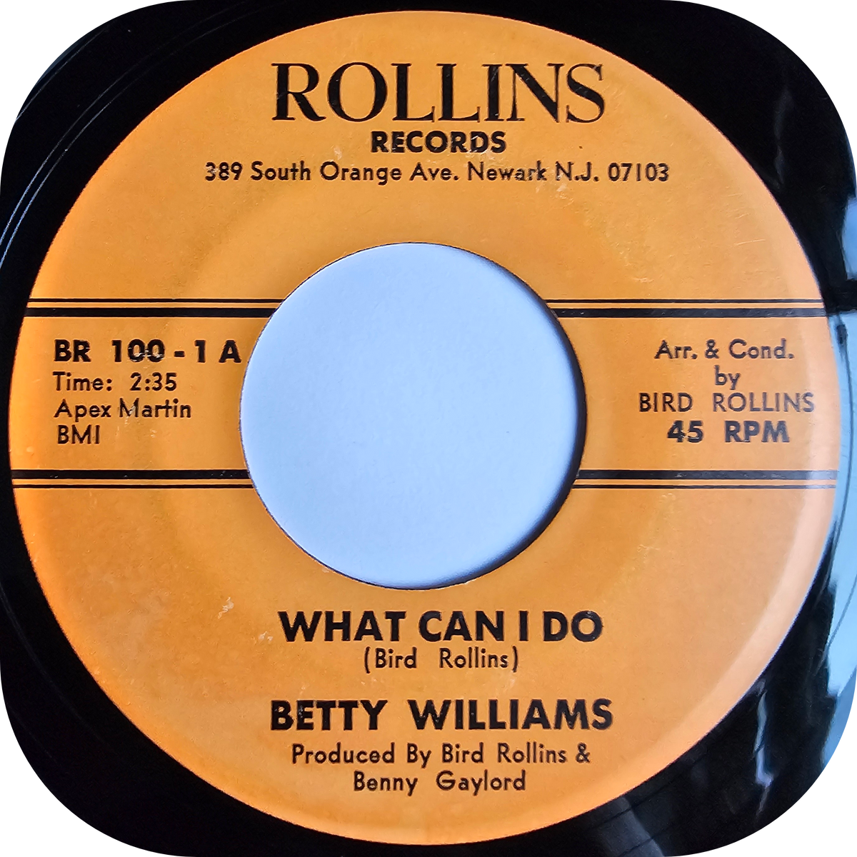 Betty Williams - Baby Don't You Know I Love You - Rollins