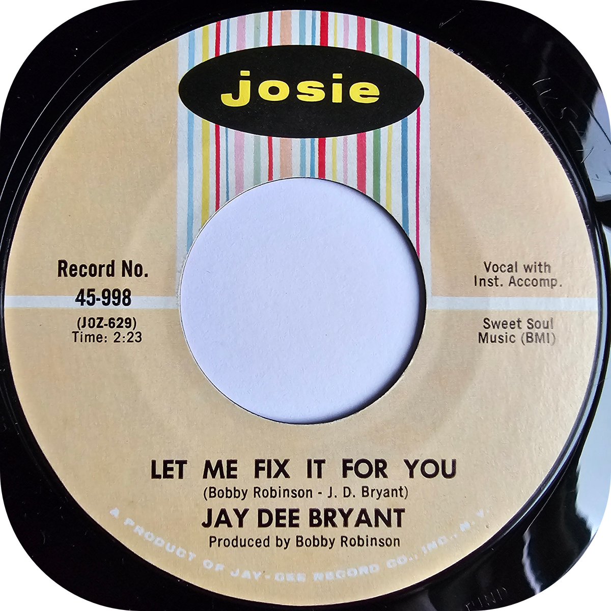 Jay Dee Bryant - Let Me Fix It For You - Josie