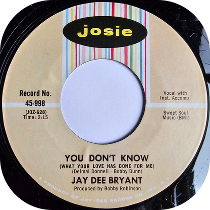 Jay Dee Bryant - Let Me Fix It For You - Josie