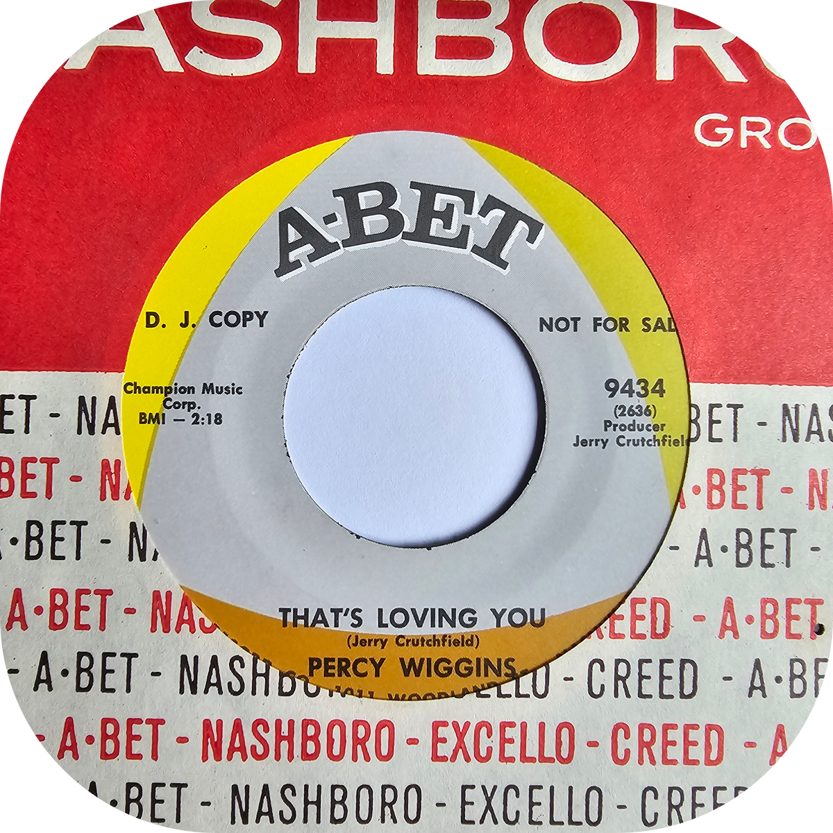 Percy Wiggins - That's Loving You - A-Bet DEMO