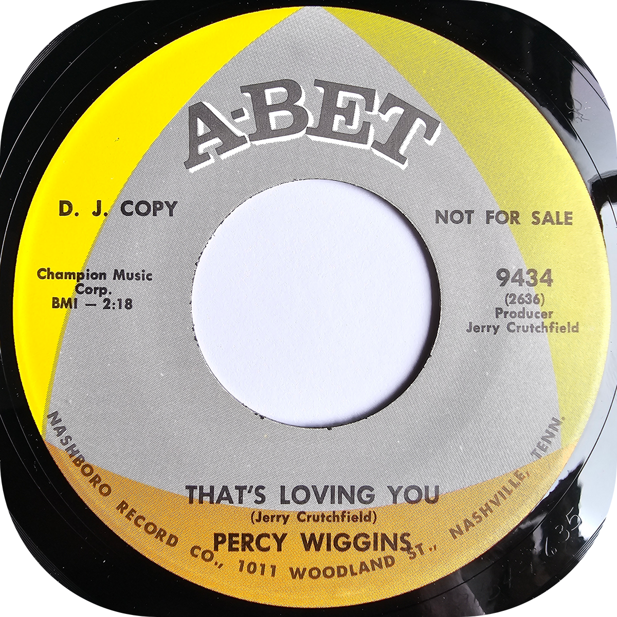 Percy Wiggins - That's Loving You - A-Bet DEMO
