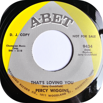 Percy Wiggins - That's Loving You - A-Bet DEMO