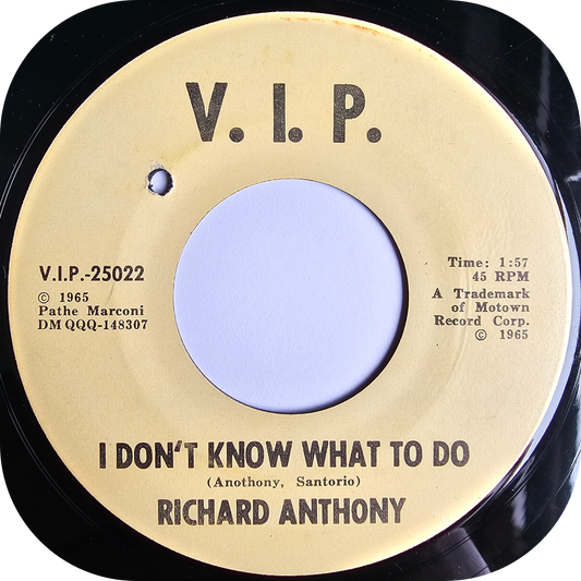 Richard Anthony - I Don't Know What To Do - V.I.P