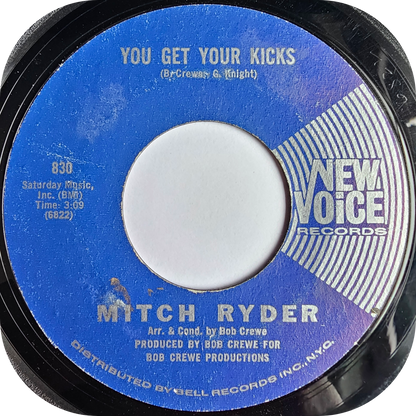 Mitch Ryder - You Get Your Kicks - New Voice